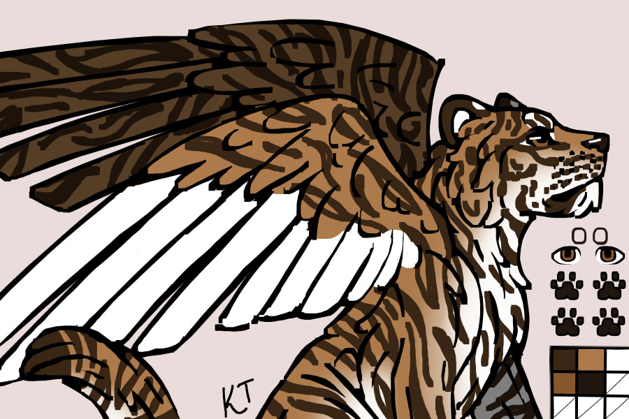 f2u tiger w wings