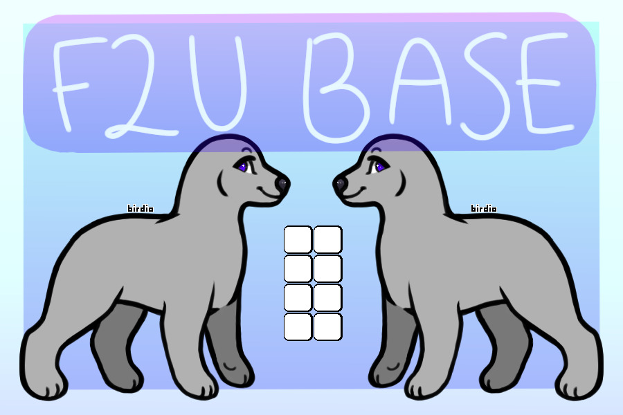 F2U Dog Reference Sheet Base