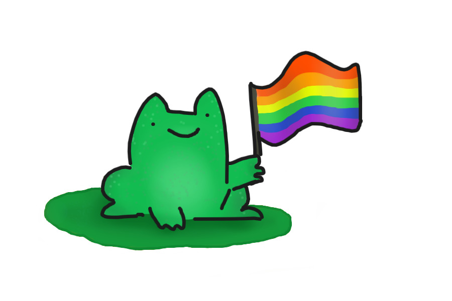 gay rights frog