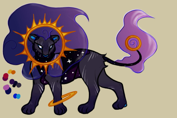 Galaxy Nebula Lion [ ADOPT ]