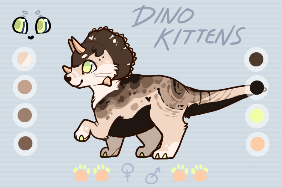 Dino Kitten: Cinnamon