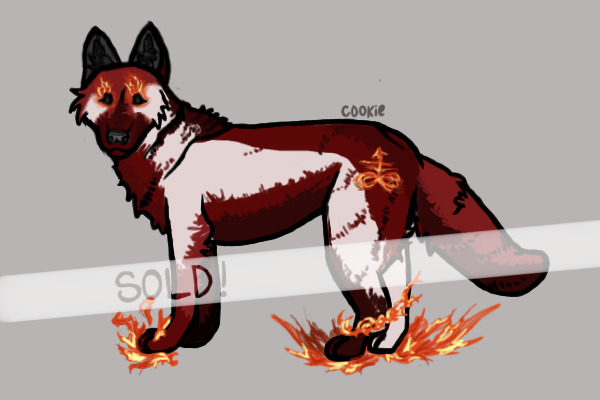 Fire Wolf | Sold