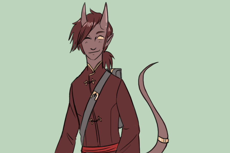 he's ready to go on an adventure