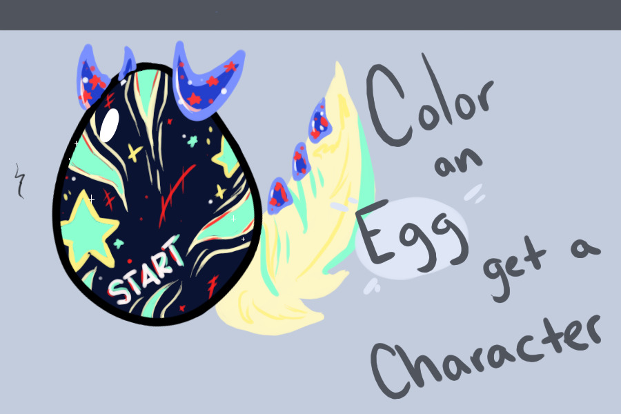 Starry Egg coloring.