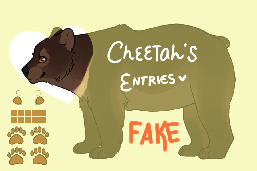 cheetahs' entries