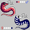 tiniest pixel worms (free)
