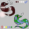 worm pair #1, owned by dragonscales10