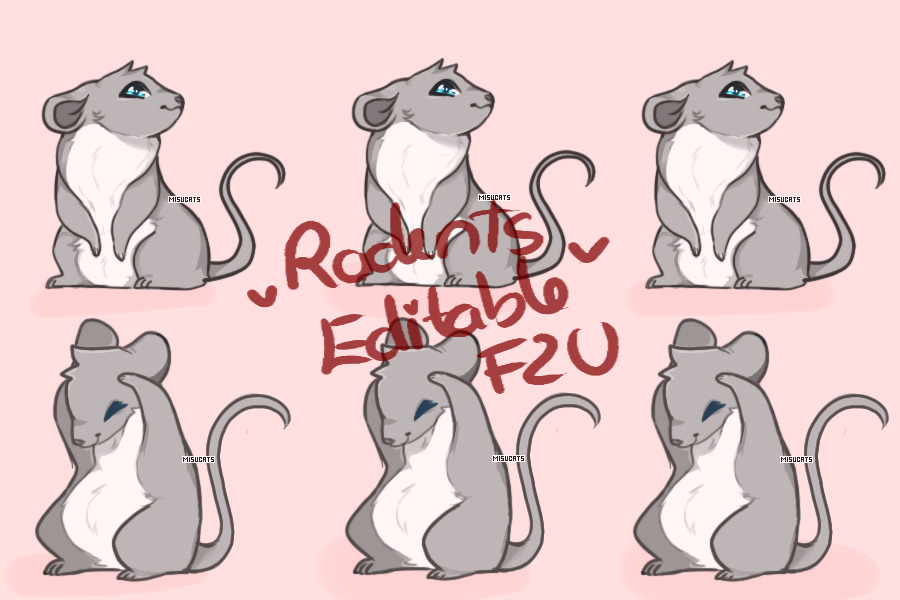 Rodents Editable | F2U