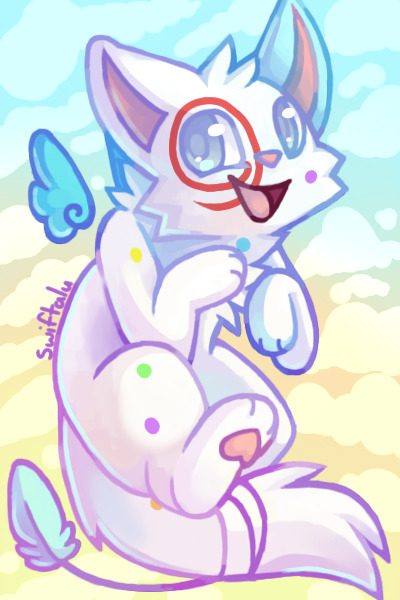 Flying high in the sky