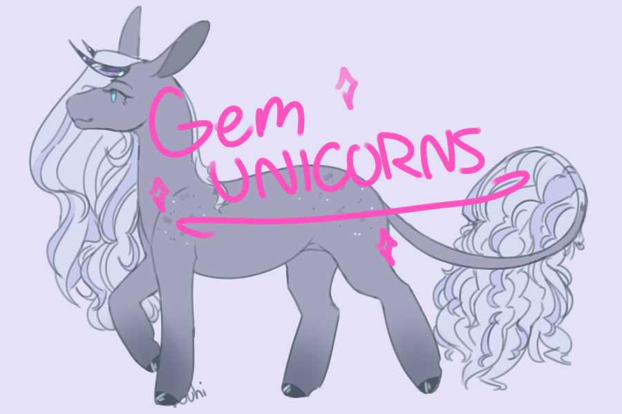 Gem Unicorns - open species