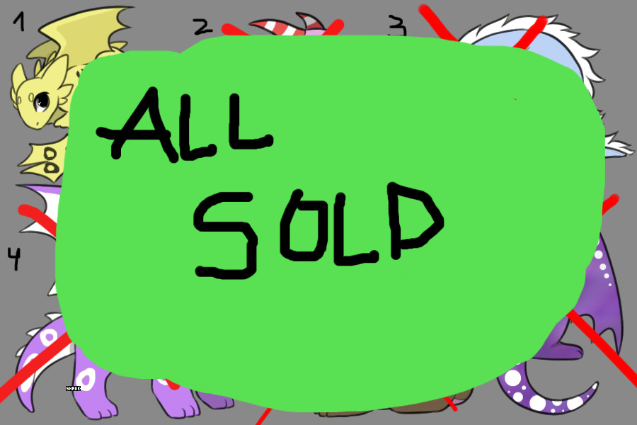 DRAGONS ADOPTION ALL SOLD OUT