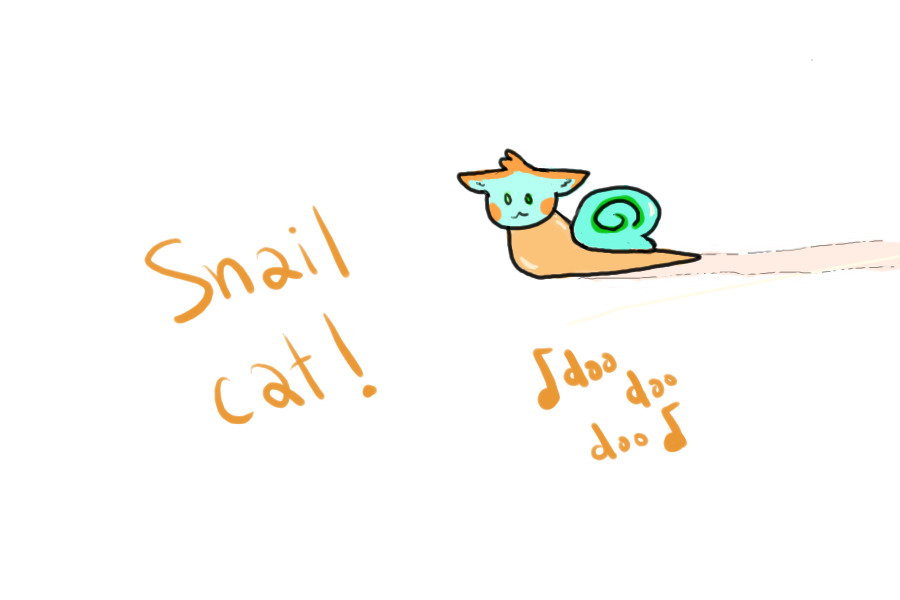 snail kitty :}