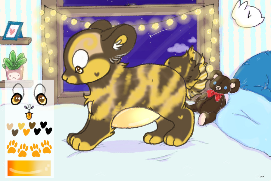 Pyjammy #01 - Little honey bear - Winner!