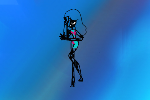 Abstract And Weird Looking Person