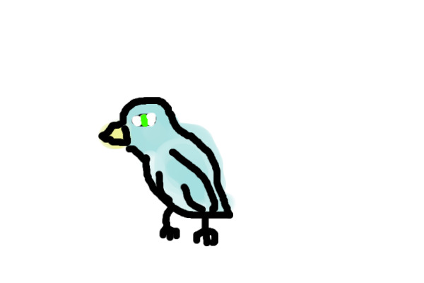 Fluffy blue bird for JennetteMcCurdyRules