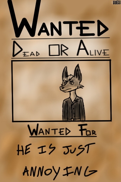 Derek wanted poster
