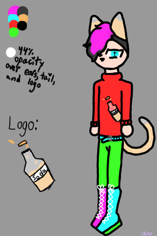 Ugly bright soda man(c4c)