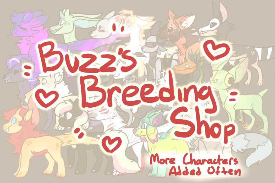 Buzzs Breedings & Customs shop: closed