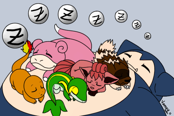 Sleep tight, dear pokemon.
