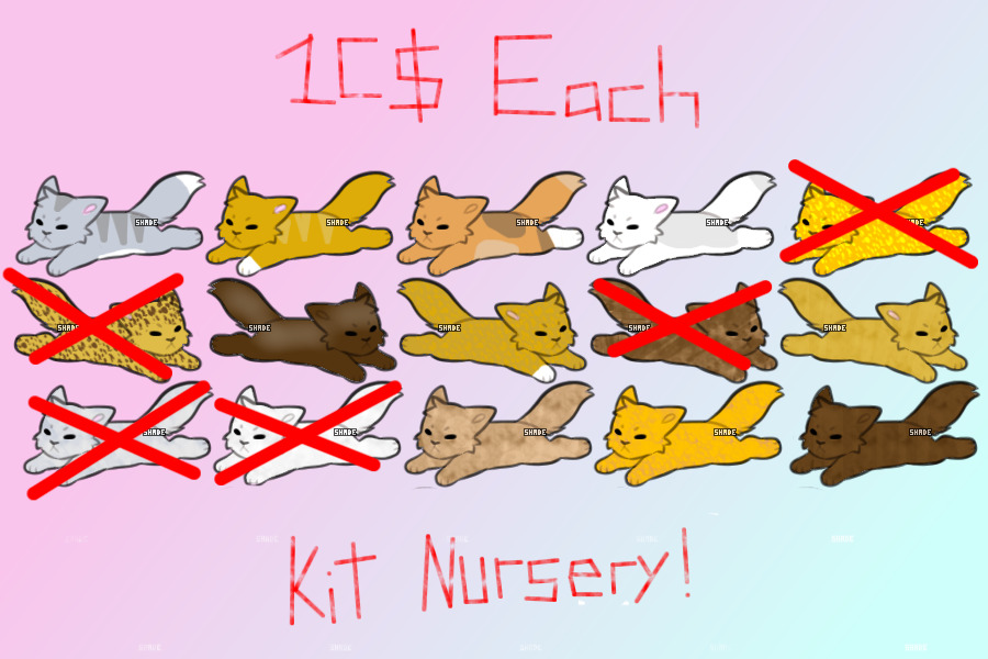 Kitty Nursery 1C$ Each