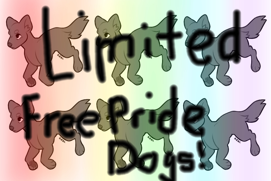 limited free pride dogs! FULL