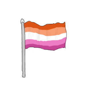 LESBIAN PRIDE FLAG AVI