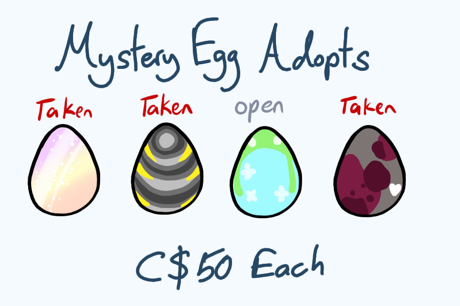 Mystery Egg Adopts CLOSED