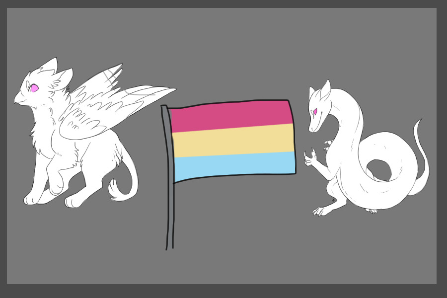 NOT MY ART: PRIDE FLAG FOR CHR (LOSTINTHEECHO)
