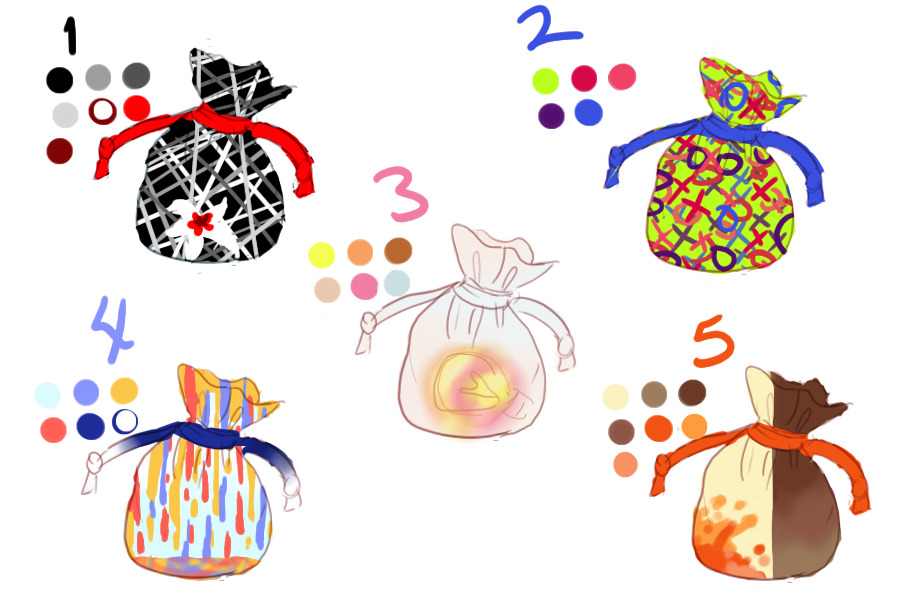 Mystery Pouch Adopts 2 - Flatsale (closed)