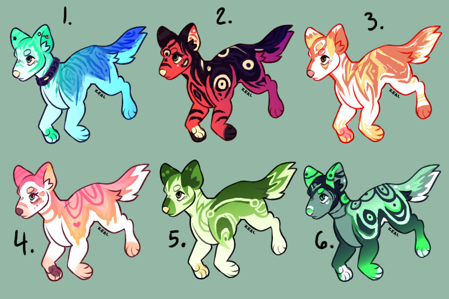 Wolf Adopts! Closed!