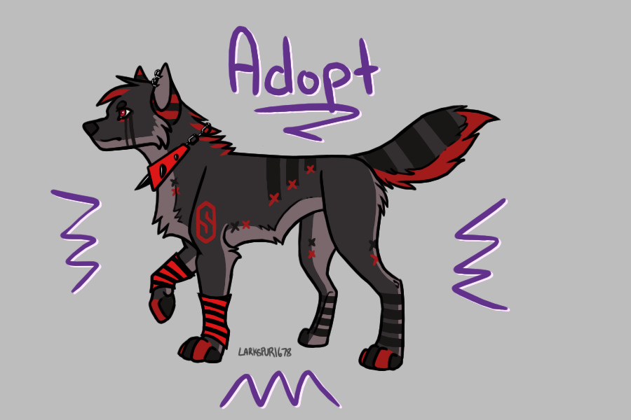 Emo Wolf Adopt -Closed-
