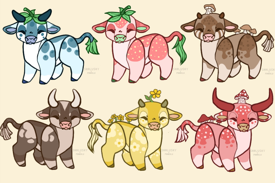 design practice +my take on the Minecraft cows