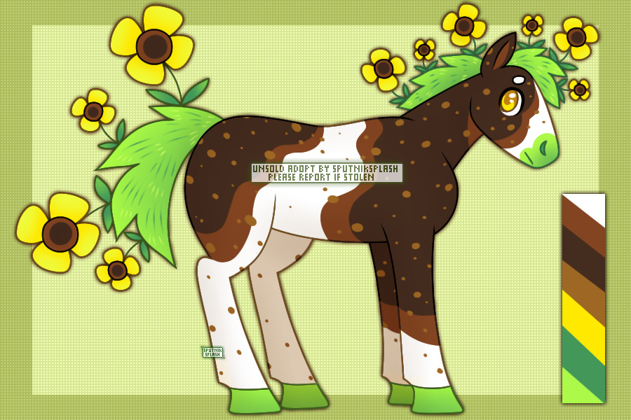 Floral Horse (CLOSED)