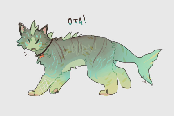 adopt - pumpkinseed fish / cat