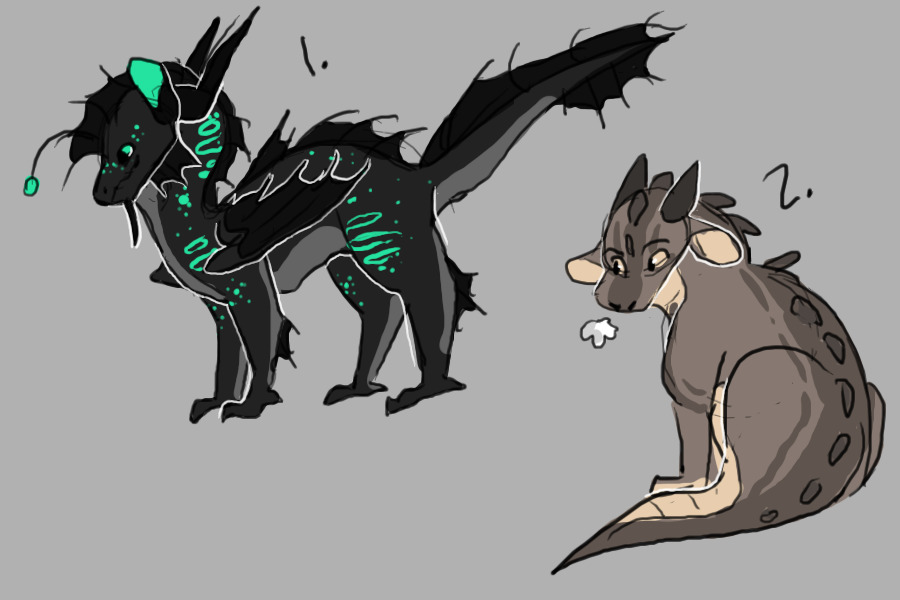 doodle dragon adopts 2 - CLOSED