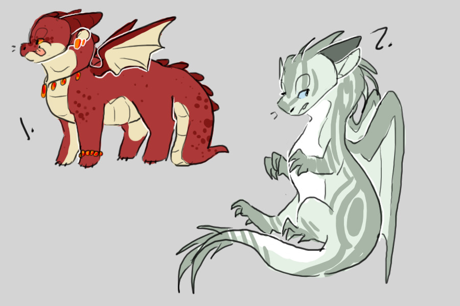 doodle dragon adopts 3 - CLOSED