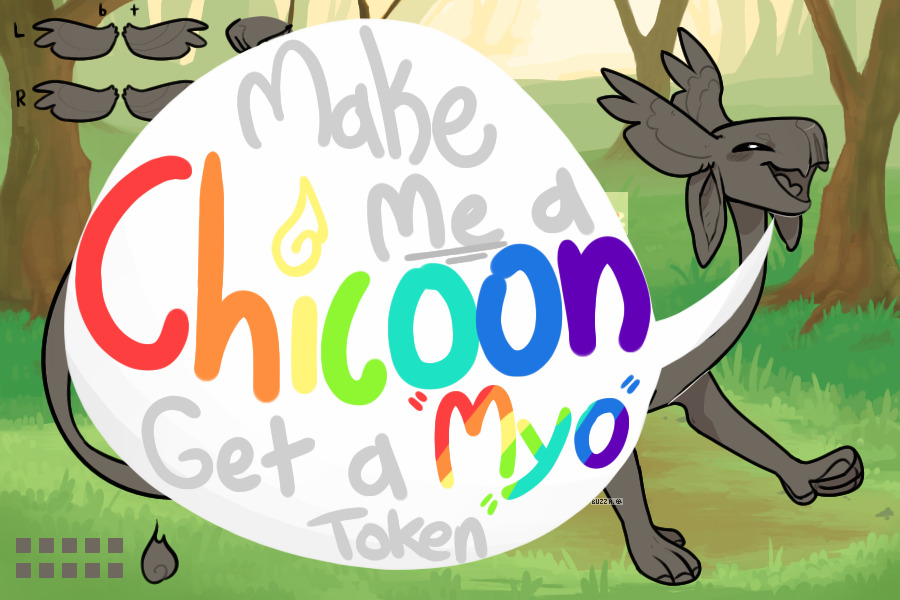 Design Buzz A Chicoon, get a myo to make your own! (closed!)