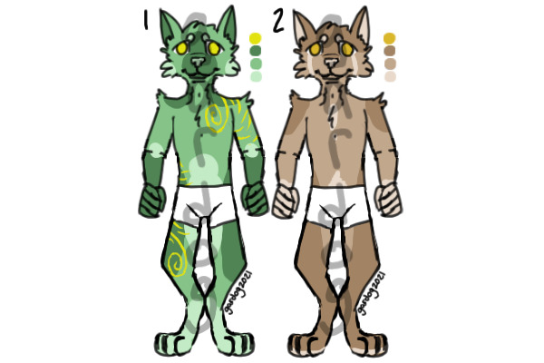 Left-over Anthro Adopts - Open