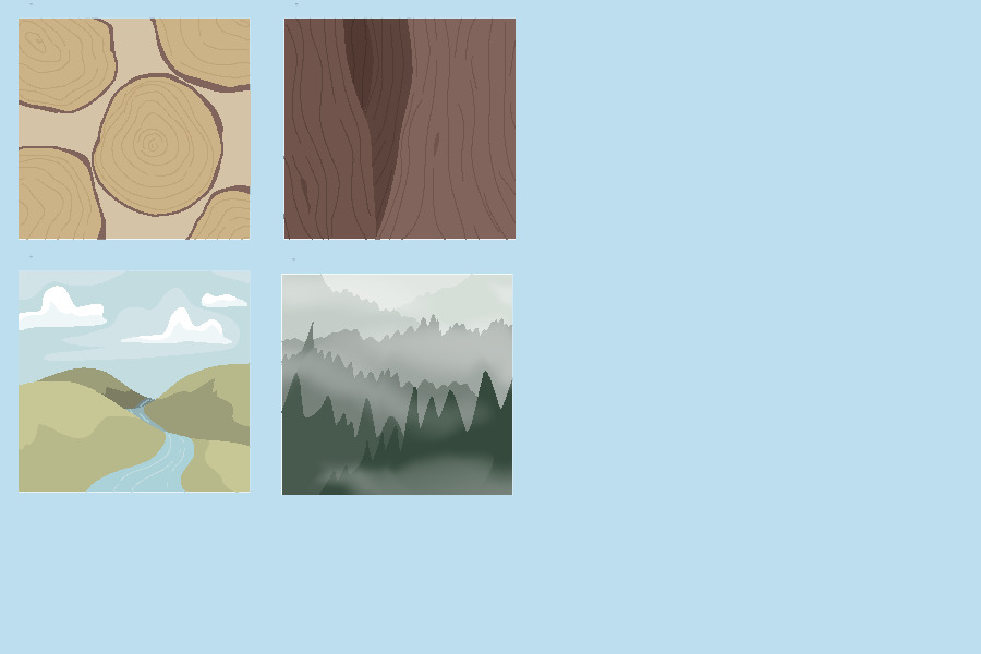 forest moodboard