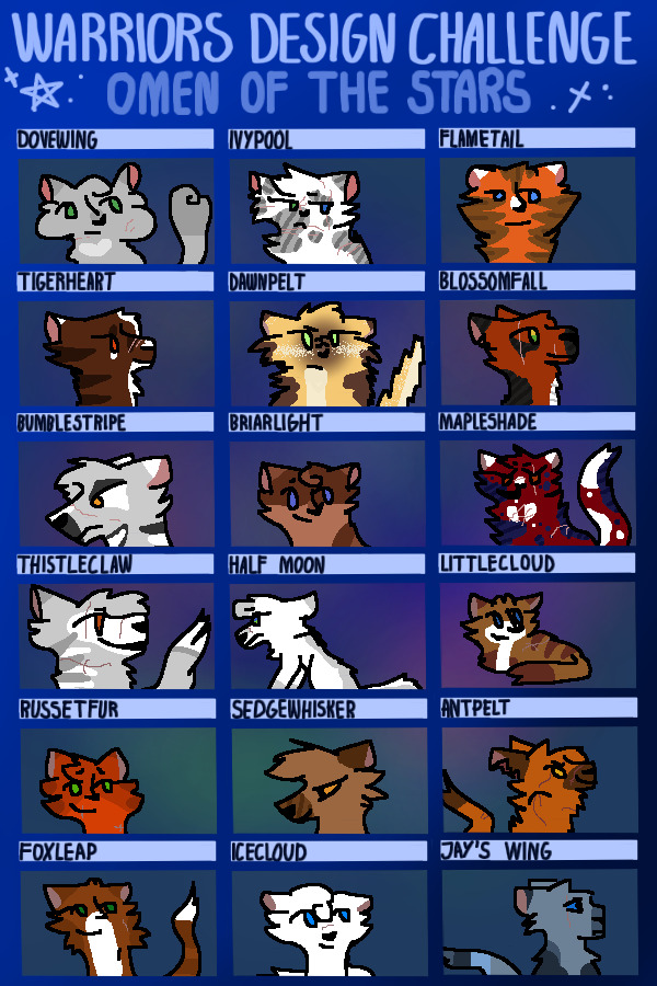 Warrior cats from the bookies(series4)