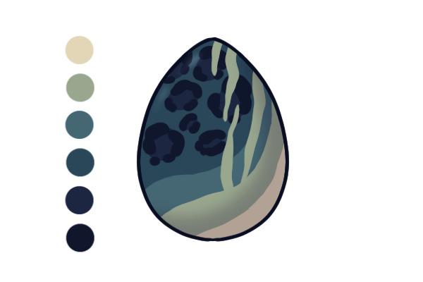 egg colored