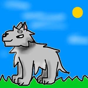 Wolf full body avatar
