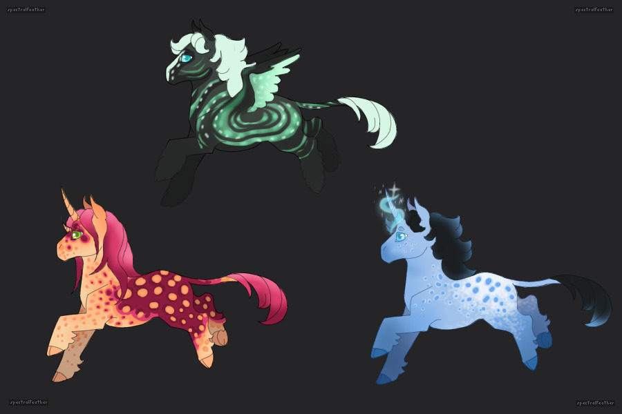 Mystical Critters - Unicorn/Pegasus Batch
