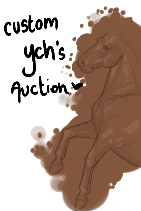 Equine Custom YCHs - Auction