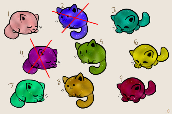 Galaxy Cats! SO CUTE!! (9/9)