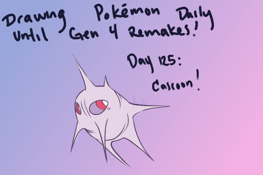 Drawing pokemon until BDSP release: day 125