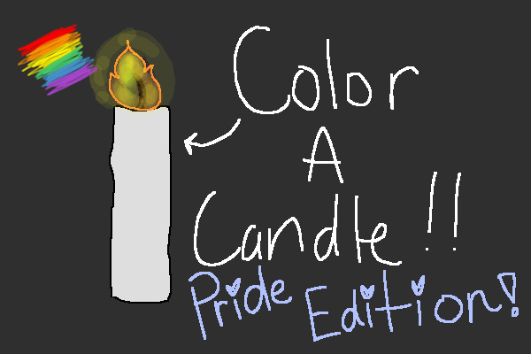 color a candle, get a character!