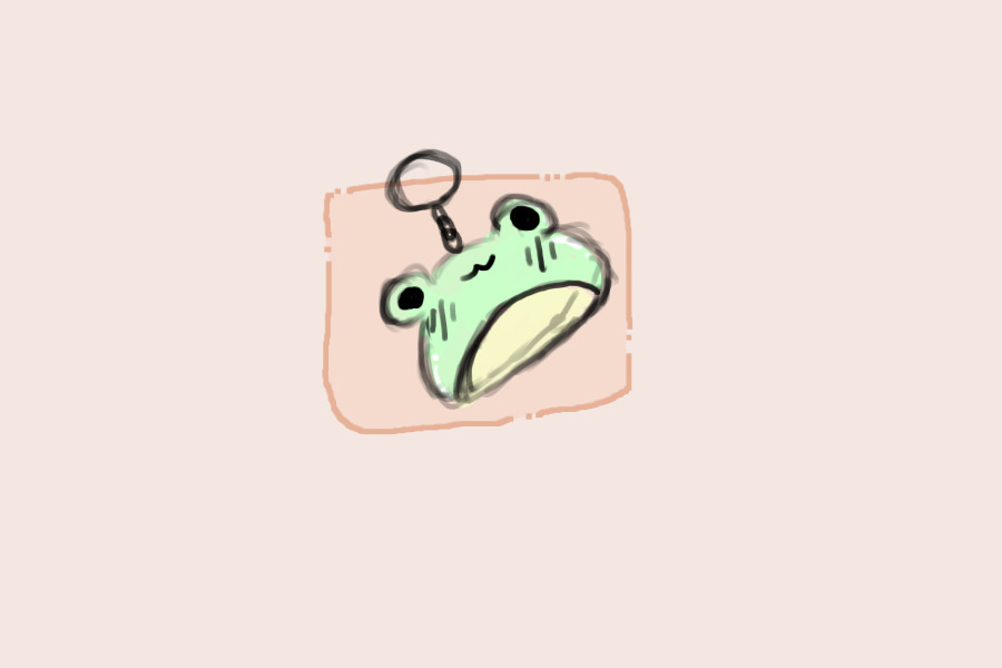 froggy keychain