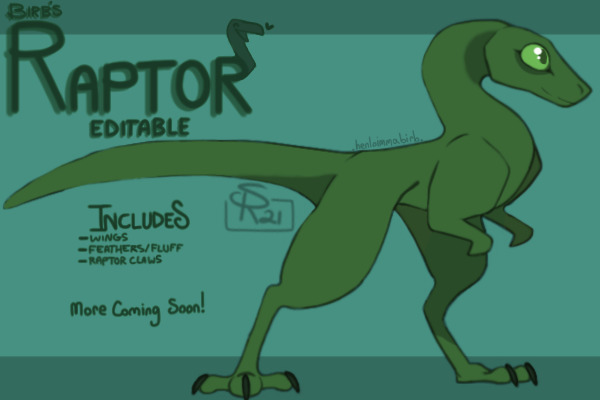 Birb's Raptor Editable