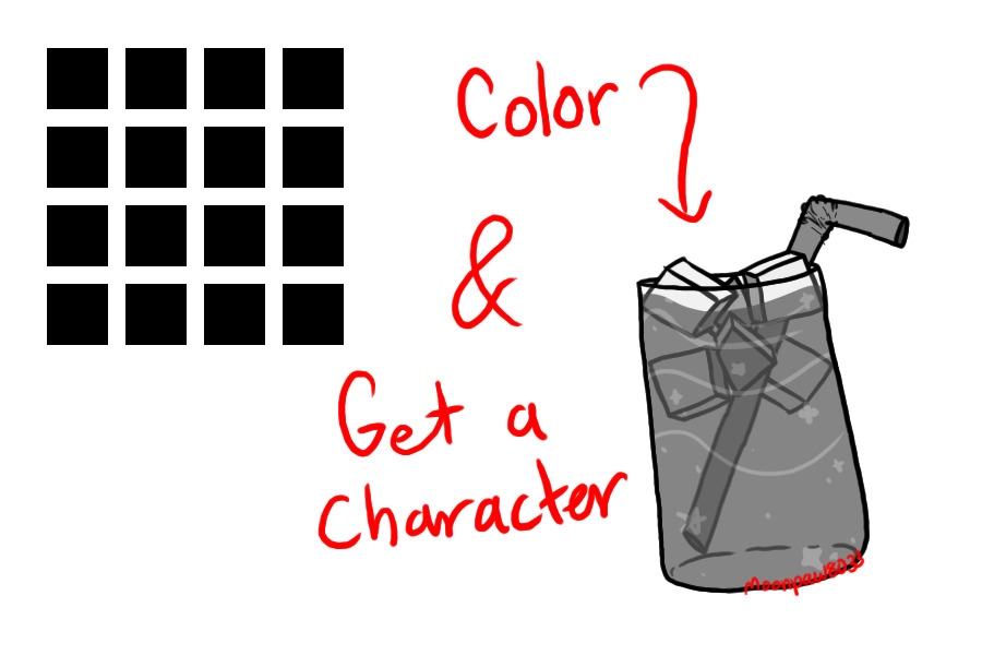 Color & Get a Character(s) (Open)